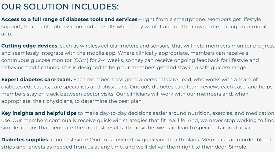 Our solutions include: